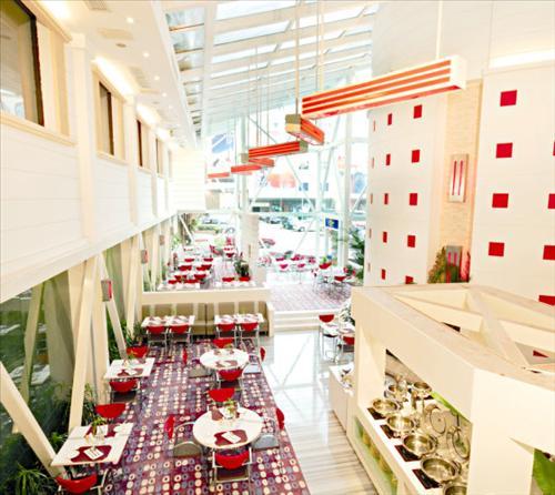 Aile Holiday Hotel Ťin-ťiang Restaurace fotografie